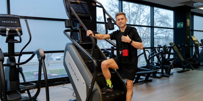 Alvaro Bautista si allena con Matrix
